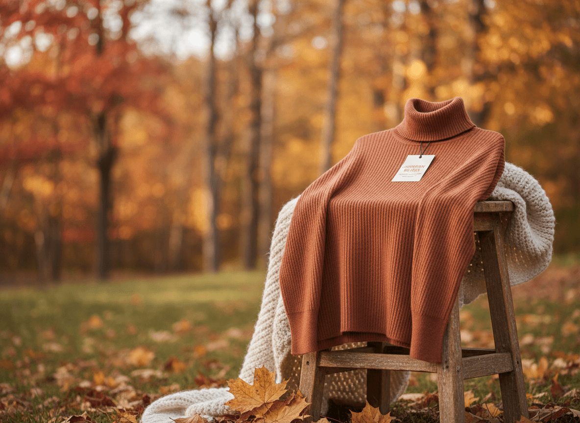 캐시미어 블렌드 터틀넥